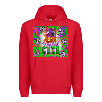 Red Wicked cute halloween Premium Hoodie - Artiststas