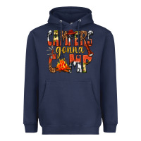 Navy campers gonna camp western Heavyweight Hoodie - texasbilliewilder