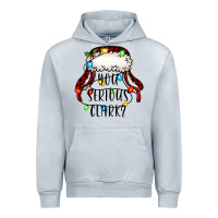 Heather Grey you serious clark Urban Hoodie - Jasminsmagicworld