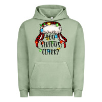 Pigment Oil Green you serious clark Urban Hoodie - Jasminsmagicworld