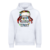 White you serious clark Urban Hoodie - Jasminsmagicworld