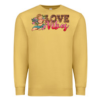 Antique Gold love vibes cupid Premium Sweatshirt - RanaPortraitStore