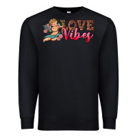Black love vibes cupid Premium Sweatshirt - RanaPortraitStore
