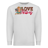 Dove Grey love vibes cupid Premium Sweatshirt - RanaPortraitStore