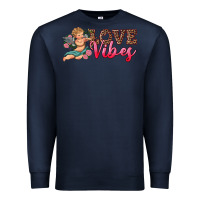 Navy love vibes cupid Premium Sweatshirt - RanaPortraitStore