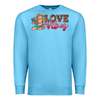 Ocean Blue love vibes cupid Premium Sweatshirt - RanaPortraitStore