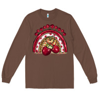 Chestnut cherry rainbow Long Sleeve Tee - BarkalooDesign
