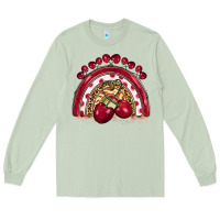 Matcha cherry rainbow Long Sleeve Tee - BarkalooDesign