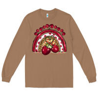 Toasted Coconut cherry rainbow Long Sleeve Tee - BarkalooDesign