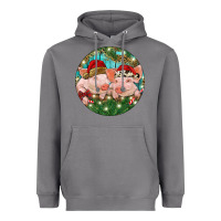 Storm Christmas Pigs Heavyweight Hoodie - RanaPortraitStore