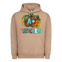 Pigment Burro a+ teacher apple Urban Hoodie - BundleAndBundleShop
