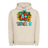 Pigment French Oak a+ teacher apple Urban Hoodie - BundleAndBundleShop