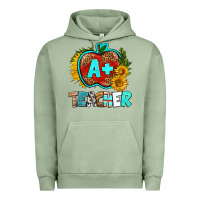 Pigment Oil Green a+ teacher apple Urban Hoodie - BundleAndBundleShop