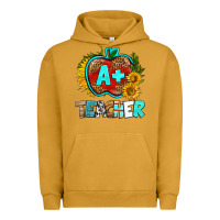 Pigment Peanut Butter a+ teacher apple Urban Hoodie - BundleAndBundleShop