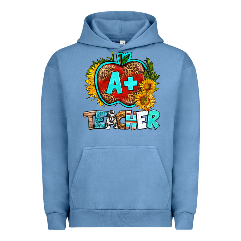 A+ Teacher Apple Urban Hoodie by BundleAndBundleShop | Teevron