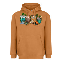 Meerkat camping coffee cups Heavyweight Hoodie - texasbilliewilder