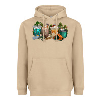 Mushroom camping coffee cups Heavyweight Hoodie - texasbilliewilder