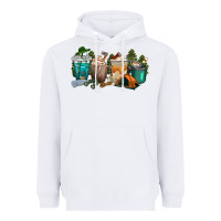 White camping coffee cups Heavyweight Hoodie - texasbilliewilder