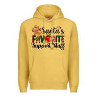 Antique Gold santa's favorite  sport staff Premium Hoodie - AdoDesignShop