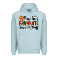 Blue Mist santa's favorite  sport staff Premium Hoodie - AdoDesignShop