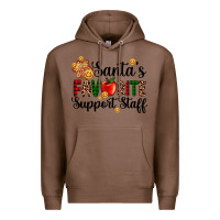 Chestnut santa's favorite  sport staff Premium Hoodie - AdoDesignShop