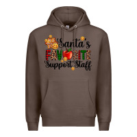 Coffee santa's favorite  sport staff Premium Hoodie - AdoDesignShop
