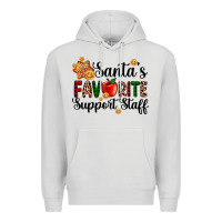 Dove Grey santa's favorite  sport staff Premium Hoodie - AdoDesignShop