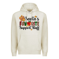 Oatmeal Heather santa's favorite  sport staff Premium Hoodie - AdoDesignShop