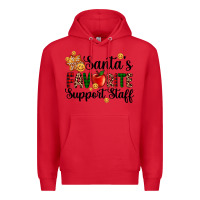 Red santa's favorite  sport staff Premium Hoodie - AdoDesignShop