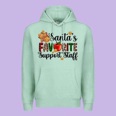 Santa's Favorite  Sport Staff Premium Hoodie Designed By Adodesignshop