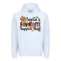 White santa's favorite  sport staff Premium Hoodie - AdoDesignShop