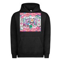 Pigment Black watercolor love nurse tumbler Urban Hoodie - BundleAndBundleShop