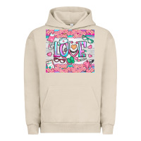 Pigment French Oak watercolor love nurse tumbler Urban Hoodie - BundleAndBundleShop