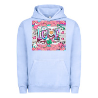 Pigment Grape Ice watercolor love nurse tumbler Urban Hoodie - BundleAndBundleShop