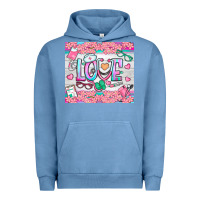 Pigment Pebble Blue watercolor love nurse tumbler Urban Hoodie - BundleAndBundleShop