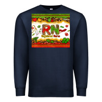 Navy registered nurse juneteenth Premium Sweatshirt - Zillion Design Studio