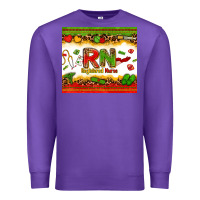 Purple registered nurse juneteenth Premium Sweatshirt - Zillion Design Studio