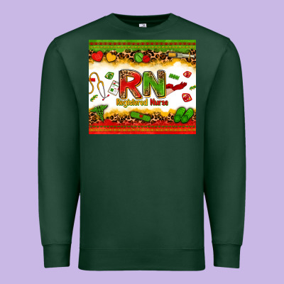 Registered Nurse Juneteenth Premium Sweatshirt Designed By Zillion Design Studio