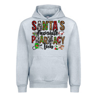 Heather Grey santa's favorite pharmacy tech Urban Hoodie - Jasminsmagicworld