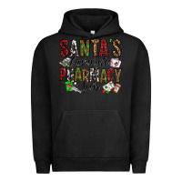 Pigment Black santa's favorite pharmacy tech Urban Hoodie - Jasminsmagicworld