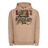 Pigment Burro santa's favorite pharmacy tech Urban Hoodie - Jasminsmagicworld