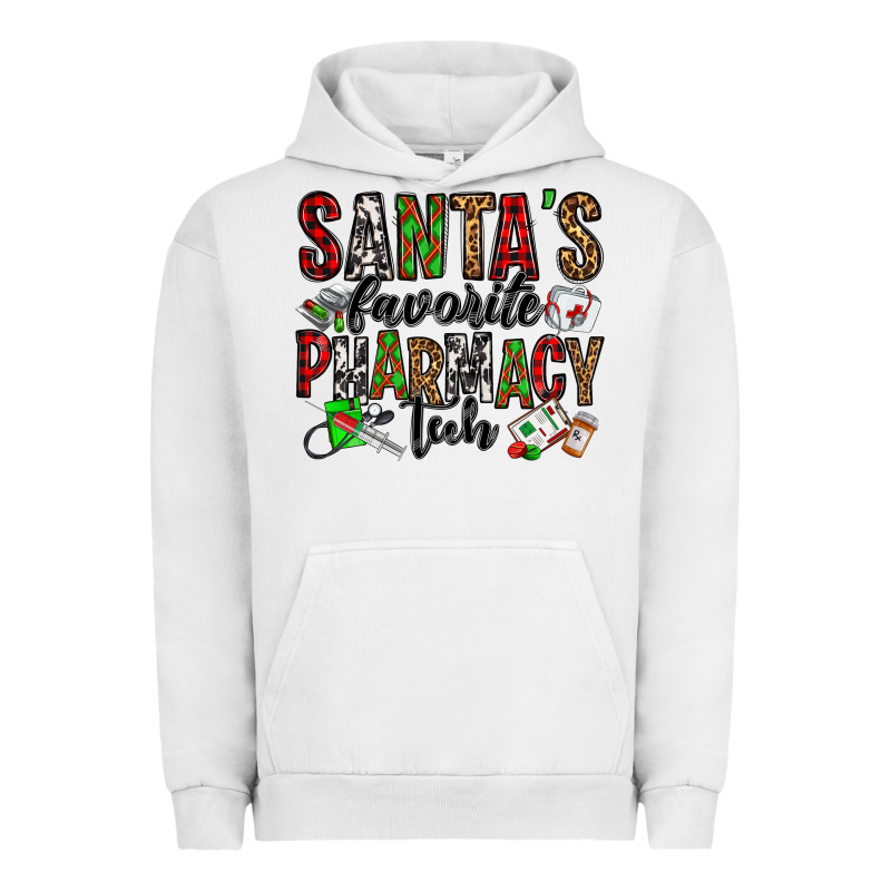 Santa's Favorite Pharmacy Tech Urban Hoodie by Jasminsmagicworld | Teevron