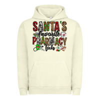 Pigment Pistachio santa's favorite pharmacy tech Urban Hoodie - Jasminsmagicworld