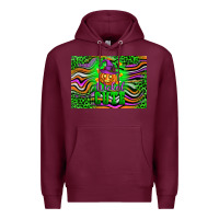 Burgundy Wicked cute kids Premium Hoodie - Artiststas