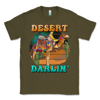 Army Green desert darling camel Classic Tee - BarkalooDesign