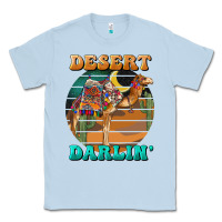 Dusty Blue desert darling camel Classic Tee - BarkalooDesign
