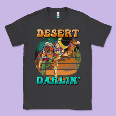 Desert Darling Camel Classic Tee Designed By Barkaloodesign