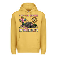 Antique Gold easter a lot can happen in three days Premium Hoodie - AdoDesignShop