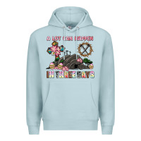 Blue Mist easter a lot can happen in three days Premium Hoodie - AdoDesignShop