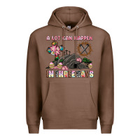 Chestnut easter a lot can happen in three days Premium Hoodie - AdoDesignShop